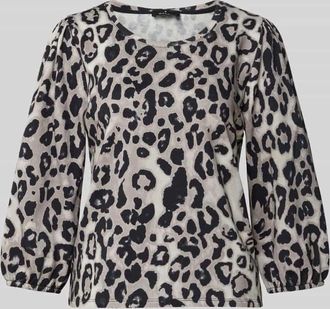 Monari Longsleeve mit 3/4-Ärmel in Taupe, Größe 34