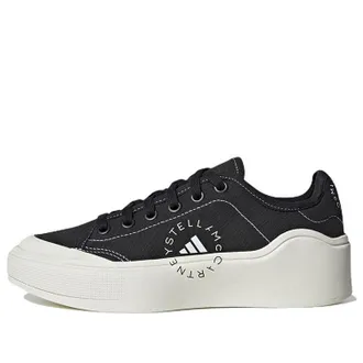 adidas by Stella McCartney Court Shoes Core Black Off White HP5702