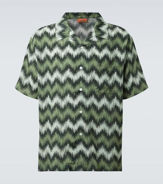 Missoni Zig Zag bowling shirt