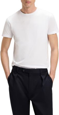 BOSS x Beckham Taut Cotton T-Shirt in White at Nordstrom, Size Xx-Large