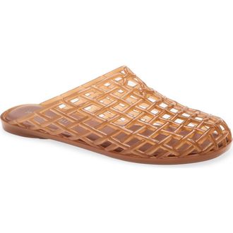 Jeffrey Campbell Sea Glass Jelly Mule in Caramel at Nordstrom, Size 10