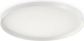Ideal Lux Ideal Lux Decorative Round Simple Flush White, 3000K