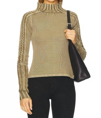 Free People Breezy Swift Top In Fossil Dune