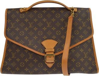 Louis Vuitton Beverly Monogram Canvas Brown Canvas Briefcase Bag (Pre-Owned)