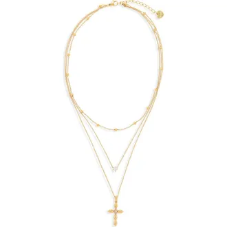 Bracha Glory Layered Necklace in Gold at Nordstrom