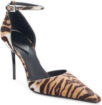 Alaia Ankle Strap dOrsay Pump in Naturel at Nordstrom, Size 11Us