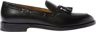 Scarosso William Loafers - Handgemaakte Tassel Loafers - Heren - Loafers - Zwart - 39 EU - Schoenen