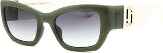 Marc Jacobs Cat-Eye Full Rim Sunglasses - Green