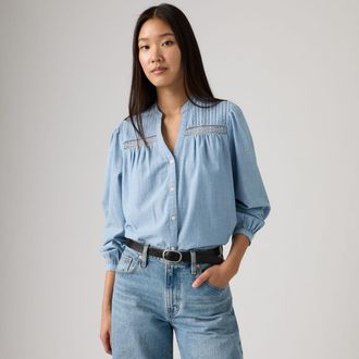 Levi's Madeline Tunic - Womens - XS - Blue