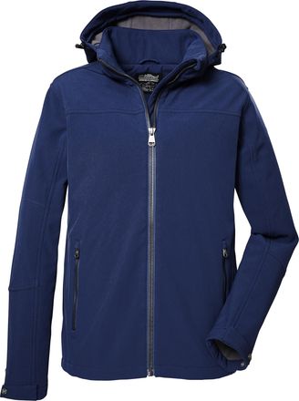 Killtec Killtec Mens Herren Softshelljacke Softshell Outdoor Jacket with Zip-Off Hood, 00811-Dark Blue, XL
