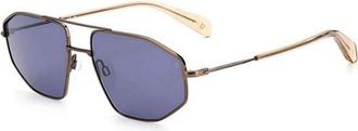 Rag & Bone RNB5036/G/S 0OUN/KU Mens Sunglasses Gold Size 57