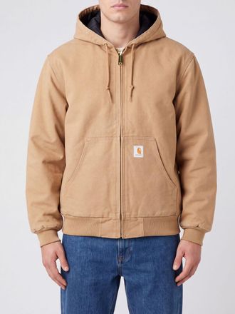 Carhartt Work in Progress OG Active Cotton Bomber Jacket with Hood and Kangaroo Pocket