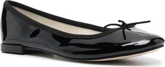 Repetto Ballerine con effetto glossy - Nero