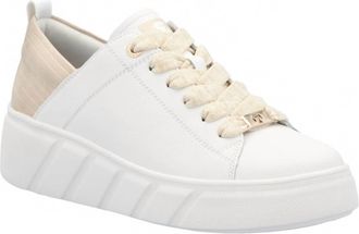 Rieker Womens W2602 Platform Sneaker In Weiss