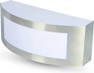 Trade Shop Trade Shop Traesio - Porta Lampada Portalampada Esterno Vetro Vt7513 E27 Ip44 Design Illuminazione