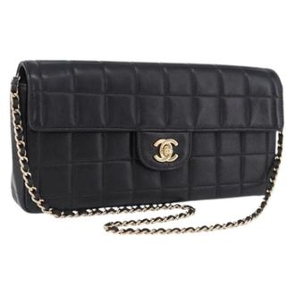 Chanel Pre-owned Vintage Schoudertas - Dames - Pre-owned - Zwart - Maat: ONE Size Leer