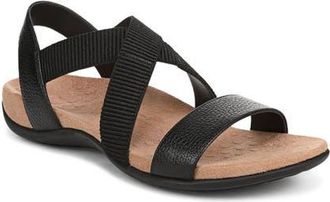 Vionic Raina Slingback Sandal in Black at Nordstrom, Size 9.5