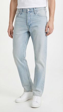 Jack & Jones Loose-fit-Jeans JACK & JONES JJICHRIS JJORIGINAL SBD 921 SN, Herren, Gr. 28, L&auml;nge 32, blau denim1, Denim/Jeans, Obermaterial: 100% Baumwolle, leichte