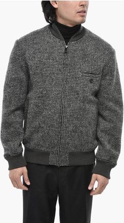 Paolo Pecora Virgin Wool Bomber Jacket with Chest Pocket size 52