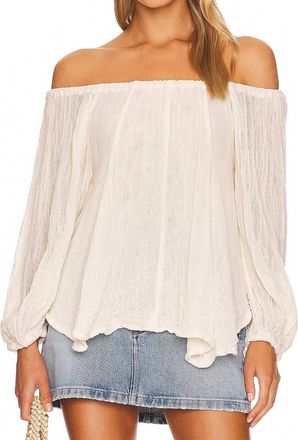 Jen's Pirate Booty Sea Gate Top In Natural Gauze