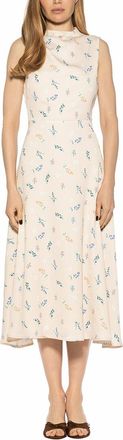 Alexia Admor Opal Draped Fit & Flare Dress