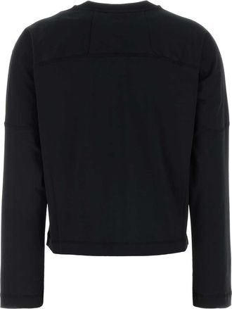 Herno Womens Cotton T-Shirt Black