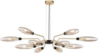 Maytoni Ventura L&aacute;mpara Colgante De Techo Oro Mate, 12 Luces, G9