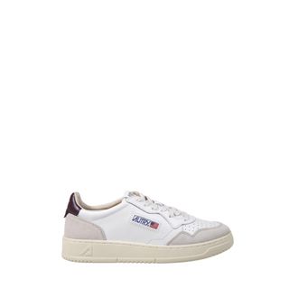 Autry Medalist Low Sneaker - Heren - Sneakers - Wit - 45 EU - Katoen - Schoenen
