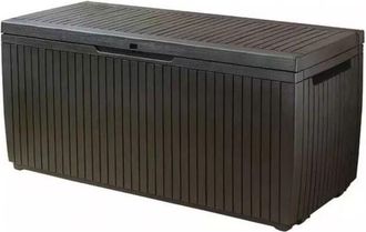 No Brand Baule Cassapanca da Esterno 123x57x54 cm in Resina Keter Springwood Marrone