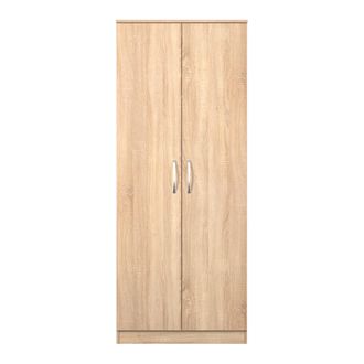 Welcome Furniture Alton Ready Assembled 2 Door Wardrobe in Bardolino Oak - Welcome Furniture | TJ Hughes