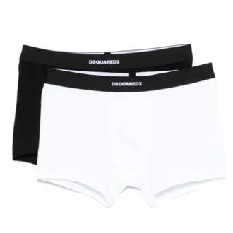 Dsquared2 Bottoms, male, Multicolor, Size: 2XL Basic Trunk Twin Pack