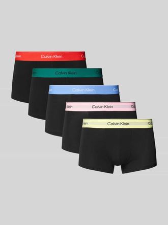 Calvin Klein Underwear Trunks mit elastischem Logo-Bund im 5er-Pack in Black, Gr&ouml;&szlig;e M