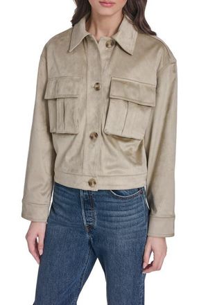 Levi's Faux Suede Jacket in Beige Faux Suede at Nordstrom, Size X-Large