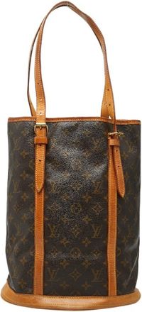 Louis Vuitton Brown Pvc Leather Shoulder Bag Tote Bag (Pre-Owned)