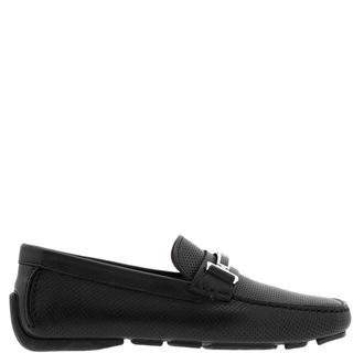 Bally Drulio Perforated Leather Penny Loafers
