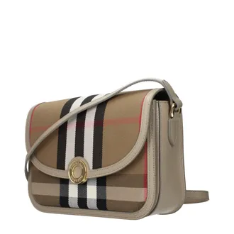 Burberry Fabric Crossbody Bag - Brown