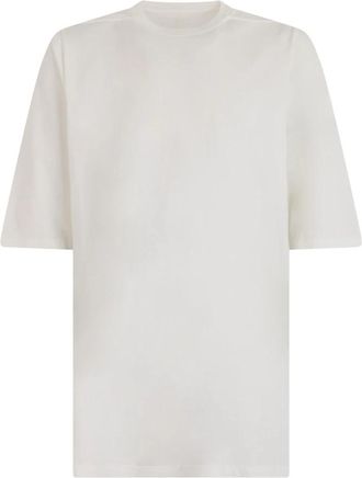Rick Owens Basic T-shirt - Heren - T-shirts - Wit - L - Katoen - Tops