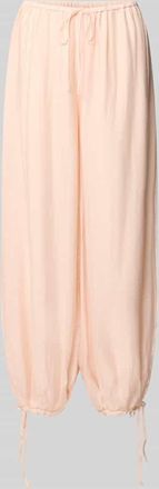 Gina Tricot Relaxed Fit Stoffhose aus Viskose-Mix in Hellrosa, Gr&ouml;&szlig;e XL