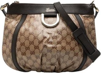 Gucci Pre-owned Cross Body Bags, female, Beige, Size: ONE SIZE Pre-owned Vintage Crossbody Bag