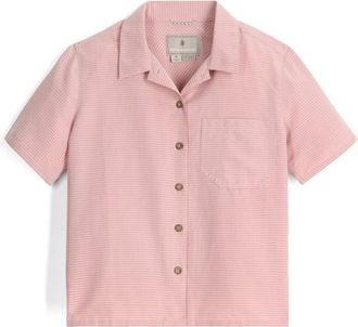 Royal Robbins Desert Pucker S/S Bluse f&uuml;r Damen | rosa