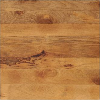 vidaXL Piano Per Tavolo 70x70x3,8 Cm Quadrato Legno Massello Di Mango Vidaxl