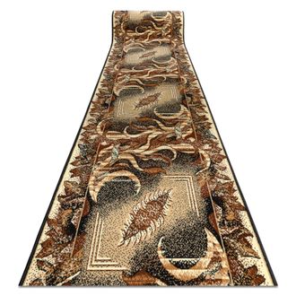 RugsX Rugsx - Alfombra De Pasillo Bcf Hoja De Agave Beige 100 Cm Beige 100x1400 Cm