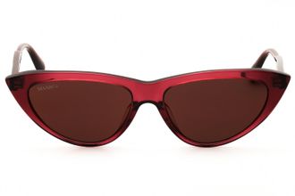 Max & Co. MO0024 Cat-Eye Sunglasses - Burgundy