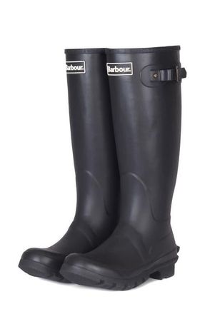 Barbour Bede Rain Boot in Black at Nordstrom, Size 10