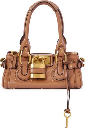 Chlo&eacute; SMALL PADDINGTON BAG IN GRAINY LEATHER - Chloe - Woman