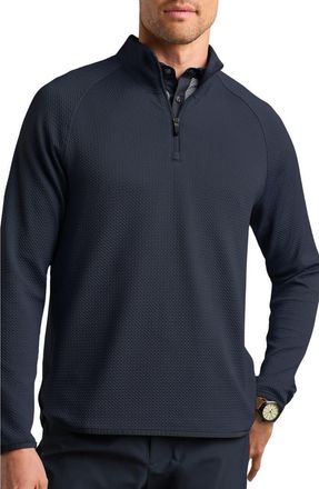 Rhone Founders Golf Quarter Zip in True Navy at Nordstrom, Size Xx-Large