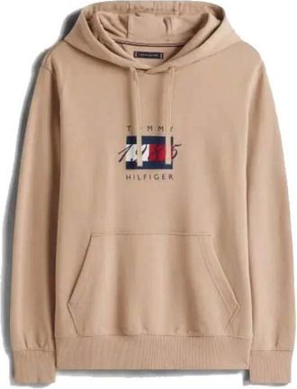 Tommy Hilfiger Hombre, Sudaderas, Marrón, Talla: L