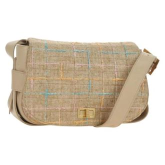 Chanel unisex, Pre-owned, Beige, Maat: ONE Size Leer