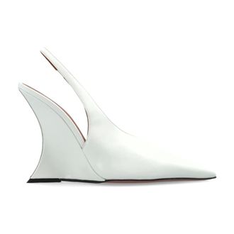 PARIS TEXAS Wedges, female, White, Size: 7 US Nina Wedge Shoes