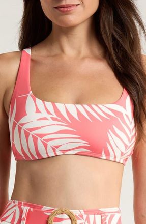 Hutch Conny Bikini Top in Coral Paradise Foliage at Nordstrom, Size Medium